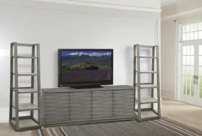 Pure Modern Angled Media Console in Moonstone, 76 Inch