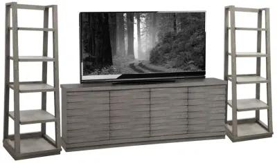 Pure Modern Angled Media Console in Moonstone, 76 Inch