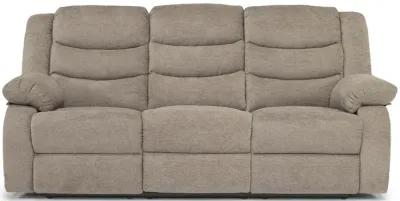 Kelsey Reclining Sofa in Light Brown