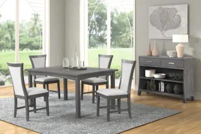 Flair Dining Table & 4 Chairs in Gray