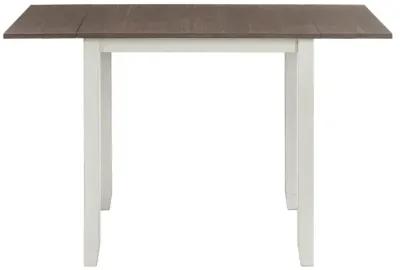 Tuttle Dining Table & 2 Chairs in White