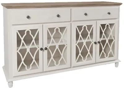 Aurora 4 Door Console in White