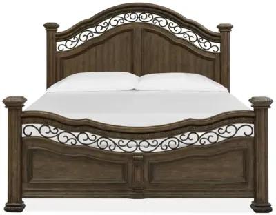 Durango Panel Bed, Dresser & Mirror in Willadeene, CA King