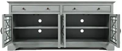 Skyy Media Console in Gray, 70 Inch