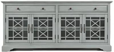 Skyy Media Console in Gray, 70 Inch