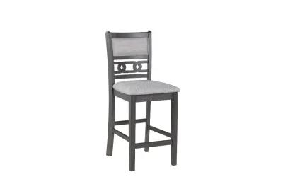 Gia Counter Height Stool in Gray, Set of 2