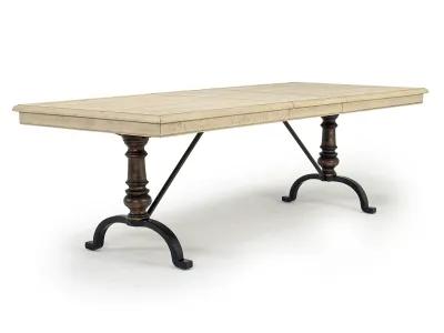 Roxy Extendable Dining Table in Vintage Taupe