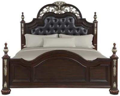 Maximus Upholstered Panel Bed in Madeira, Queen