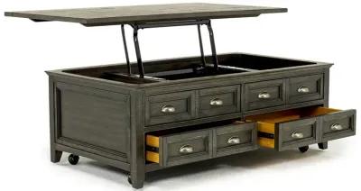 Bay Creek Lift Top Cocktail Table in Graphite