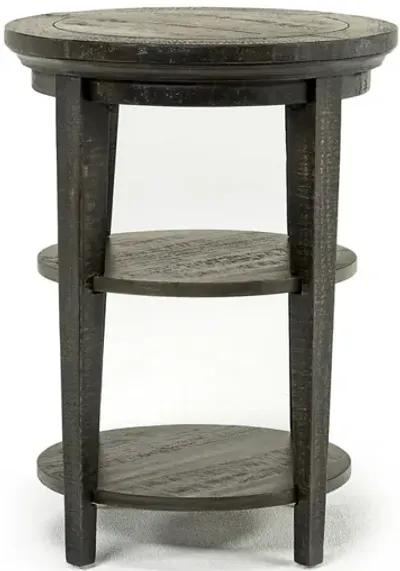 Bay Creek End Table in Graphite, Round