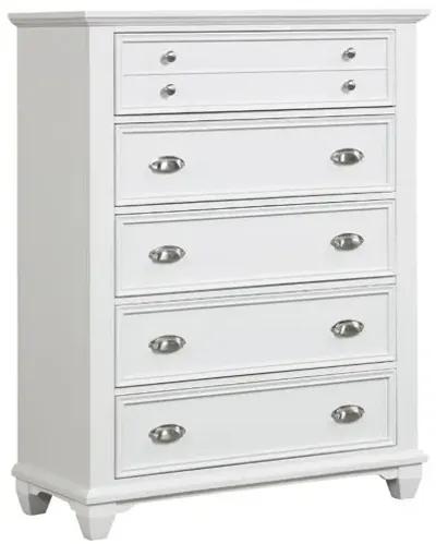 Jamestown Chest in White