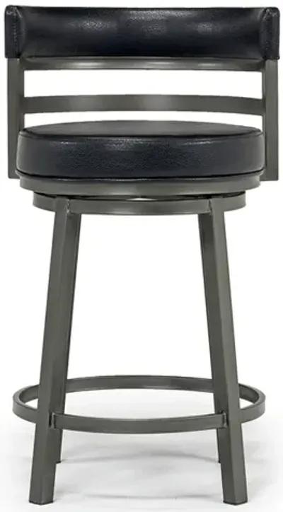 Madrid Counter Height Stool in Mineral & Black, Swivel