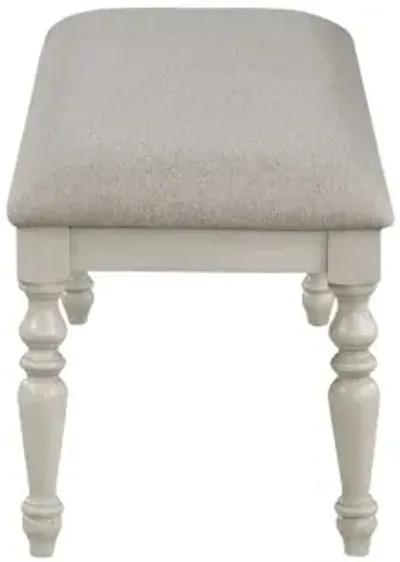 Jennifer Bench in White