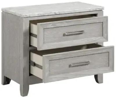 Fiona Nightstand in Mist Gray