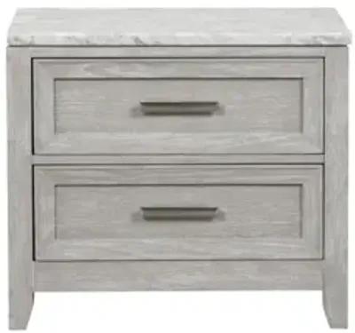 Fiona Nightstand in Mist Gray