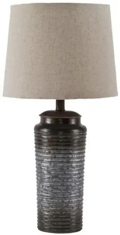 Norbert Table Lamp in Gray