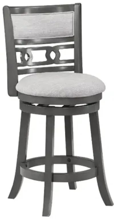 Gia Counter Height Stool in Gray