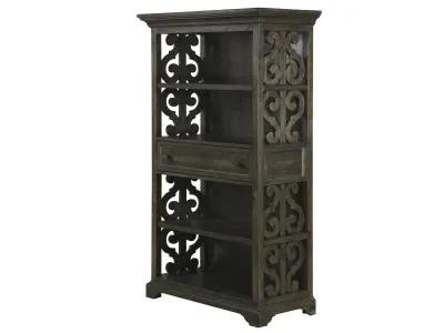 Bellamy Office Bookcase in Charcoal