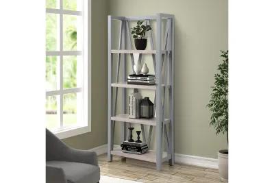 Americana Bookcase in Gray