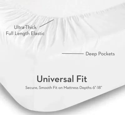 Malouf Microfiber Sheets in White, Queen