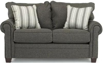 Cordoba Loveseat in Splash Charcoal