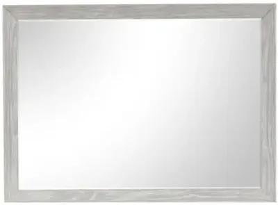 Fiona Mirror in Mist Gray