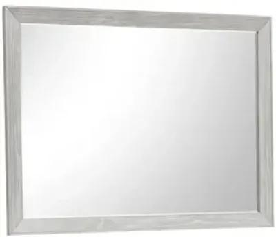 Fiona Mirror in Mist Gray