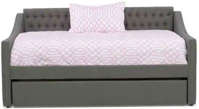 Veronica Daybed w/ Trundle in Gray, Twin