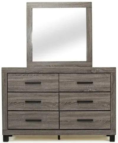 Naialyn Mirror in Gray