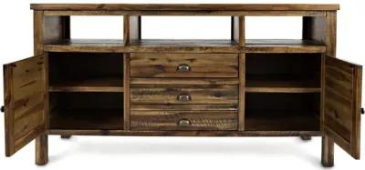 Artisans Media Console in Oak, 60 Inch