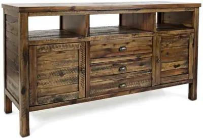 Artisans Media Console in Oak, 60 Inch