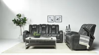 Vega 2 Power Sofa & Loveseat in Gray