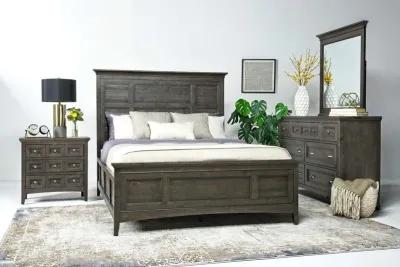 Bay Creek Panel Bed in Graphite, Eastern King