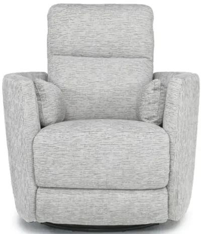 Opal Swivel Gliding Recliner in Dove