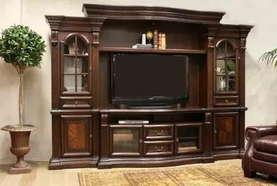 Bella Media Console in Brown, 67 Inch