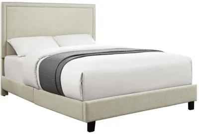 Emery Upholstered Bed in Natural, Queen