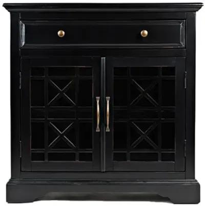 Skyy Media Console in Black, 32 Inch