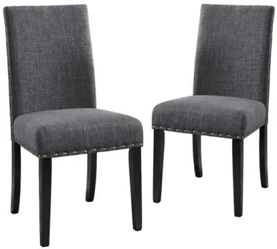 Crispin Side Chair in Granite Gray, Set of 2