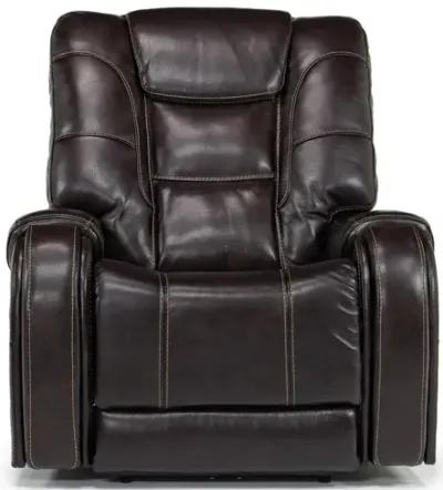 STR 3 Power Recliner w/ Wireless Charger in Walnut Leather