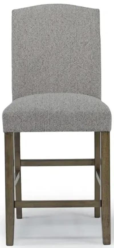 Brighton Counter Height Stool in Light Gray/Light Brown