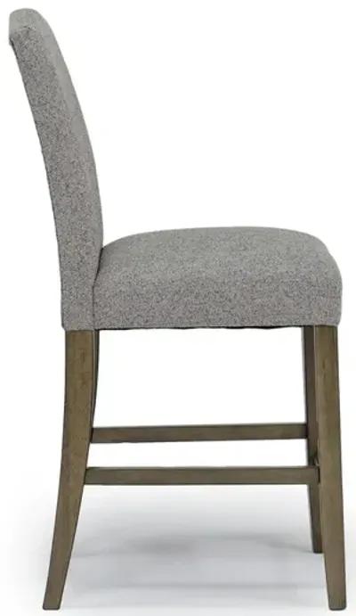 Brighton Counter Height Stool in Light Gray/Light Brown