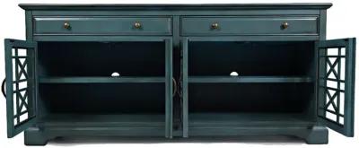 Skyy Media Console in Teal, 70 Inch