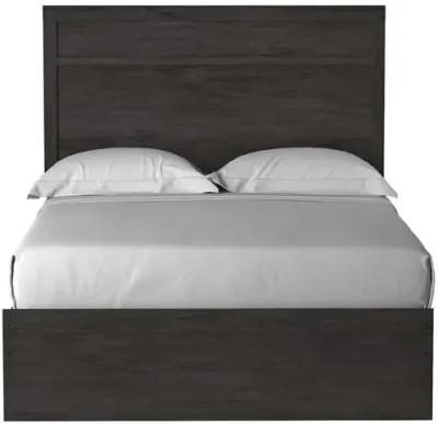 Stelsie Panel Bed in Charcoal, Full