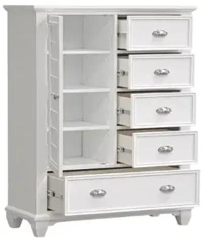 Jamestown Door Chest in White