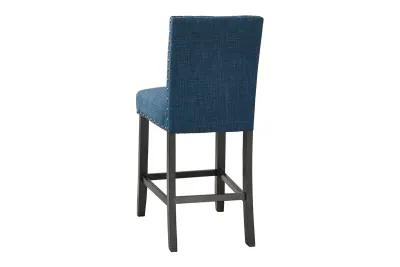 Crispin Counter Height Stool in Marine Blue, Set of 2