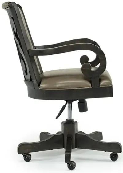 Bellamy Desk Chair in Charcoal