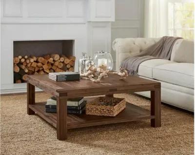 Meadow Coffee Table in Brick Brown