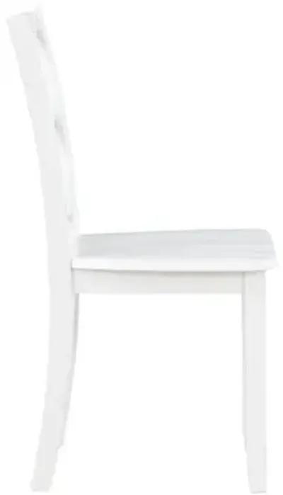 Trellis Side Chair in White