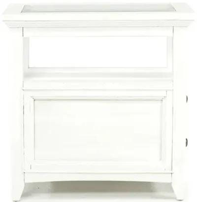 Bay Creek Chairside Table in White