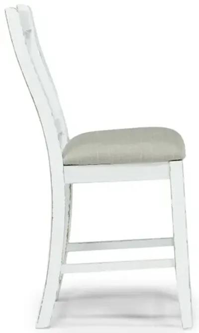 Bellevue Counter Height Stool in Antique White